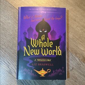 Disney Purple and Yellow 'A Whole New World' Coffee Table Book